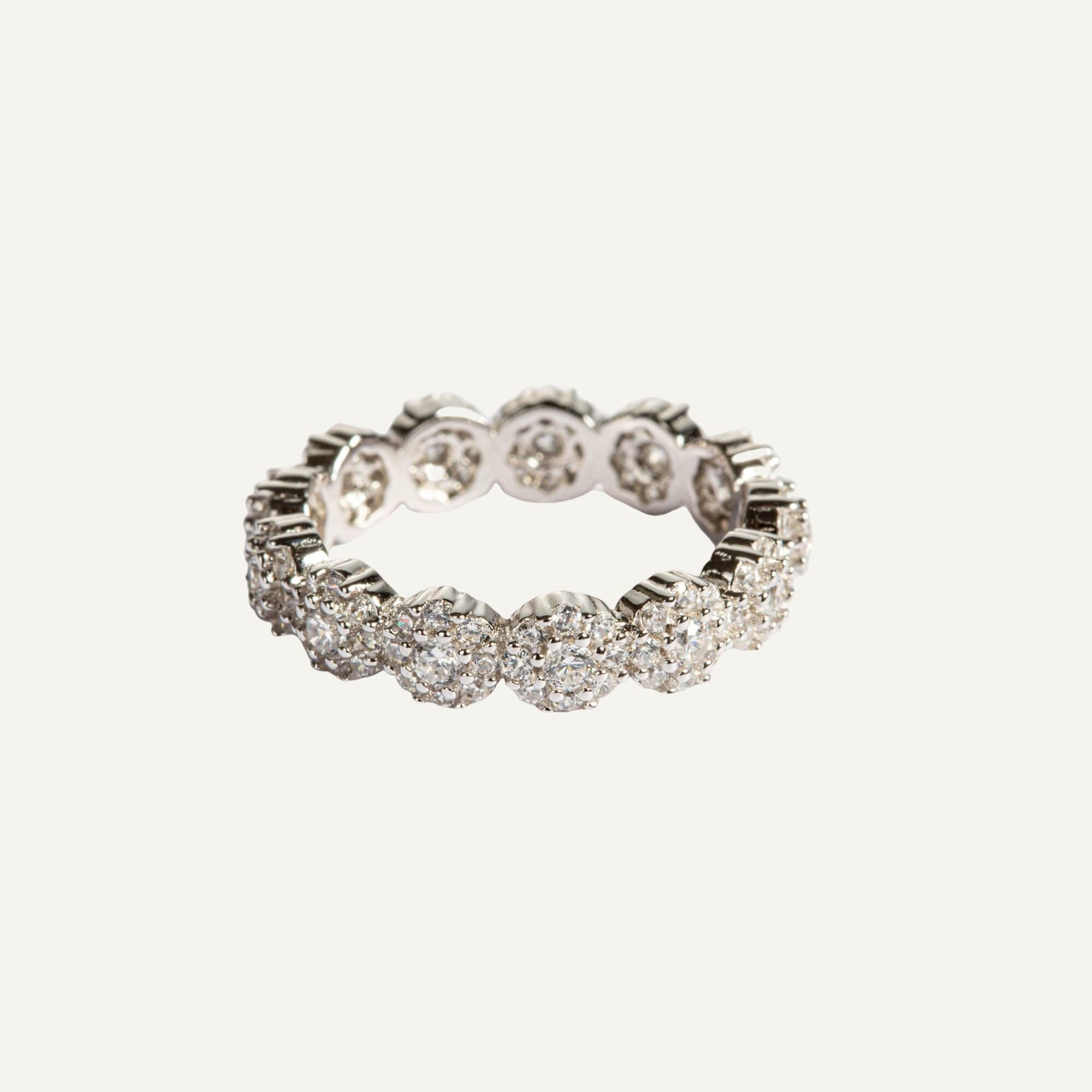 Daisy Eternity Ring - Mantarraya NYC