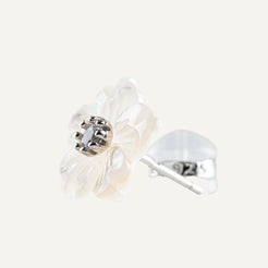 Flower Power Mother of Pearl Earrings - Mantarraya NYC
