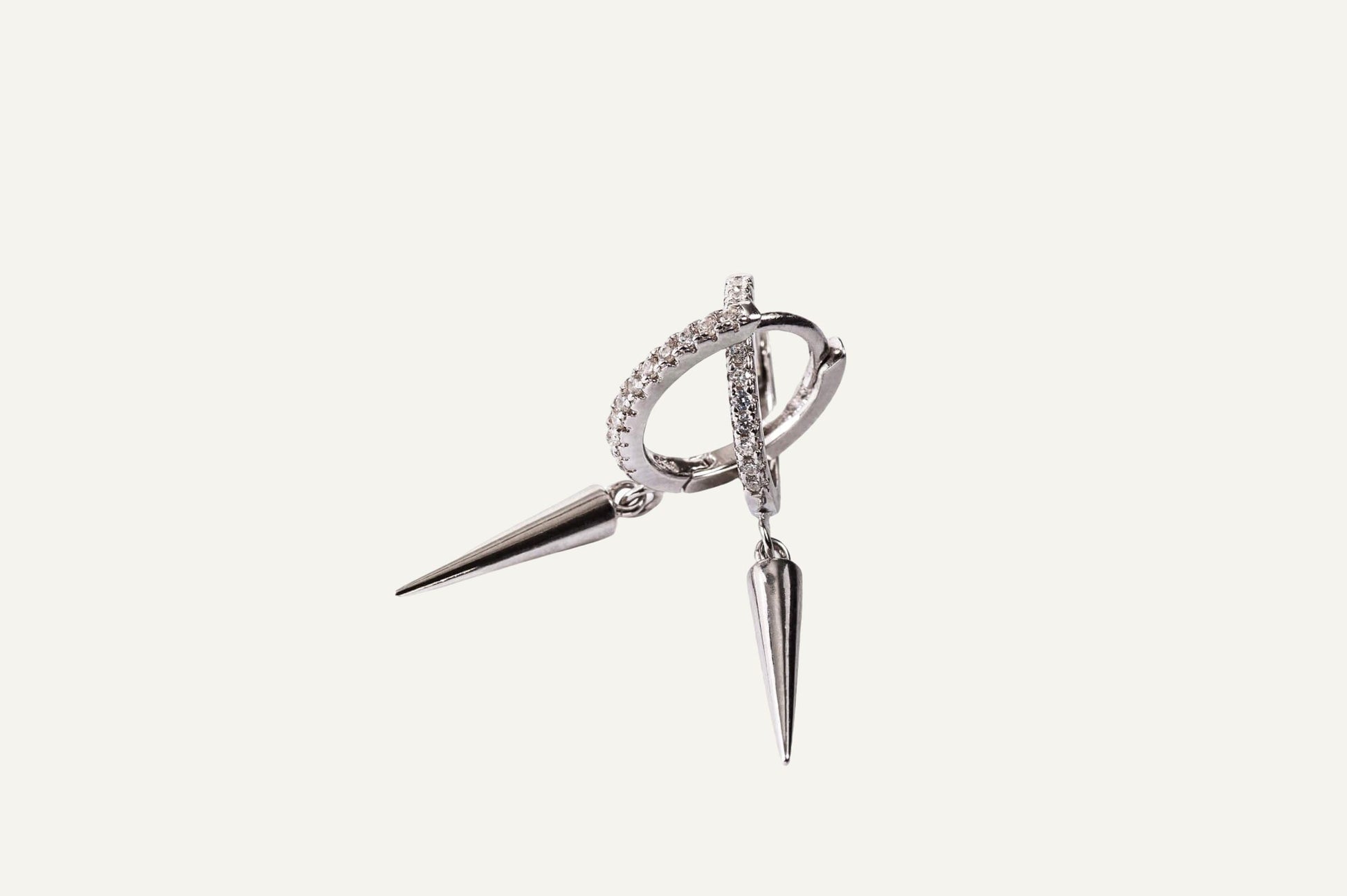 Spike Hoop Earrings - Mantarraya NYC